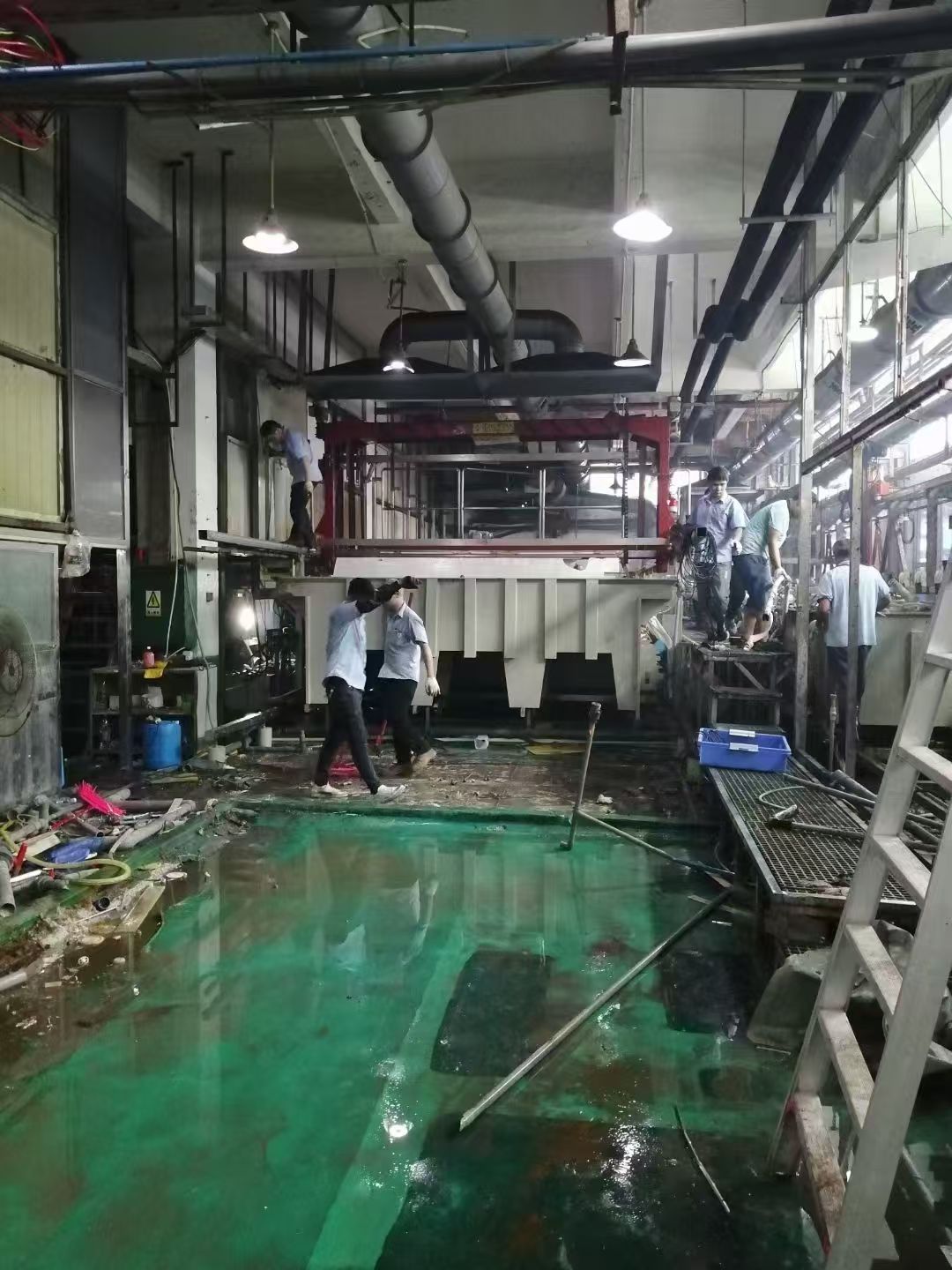电镀线拆装工程 2