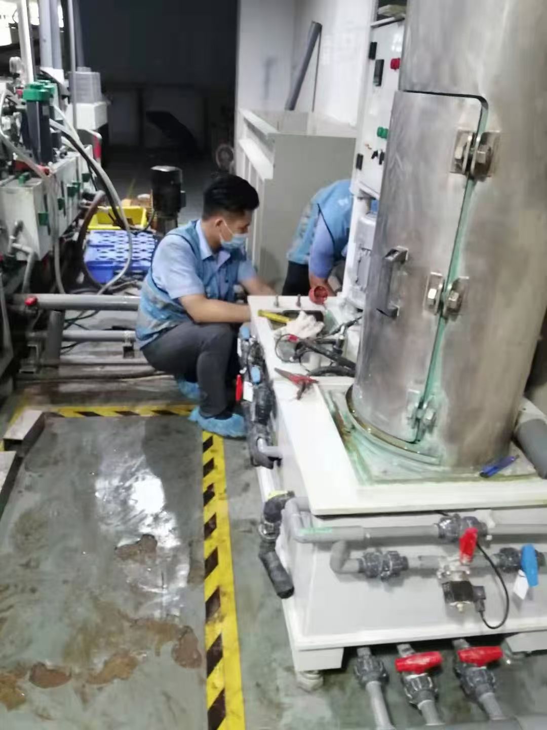 磨刷机装机工程 3